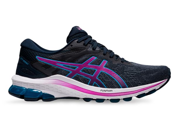 ASICS GT 1000 10 WOMENS D WOMENS FRENCH BLUE DIGITAL GRAPE The