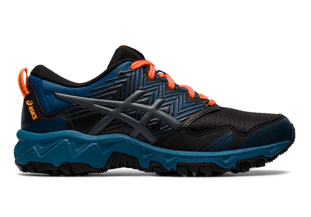 ASICS GEL FUJI TRABUCO 8 GS KIDS DIRECTOIRE BLUE BLACK The