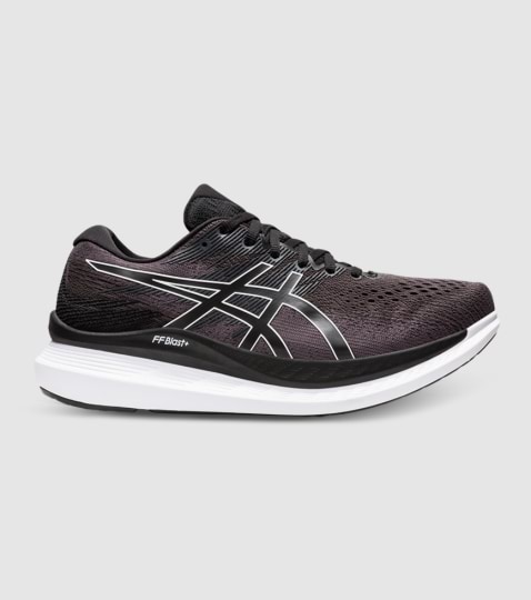 ASICS GLIDERIDE 3 2E MENS BLACK WHITE The Athlete s Foot
