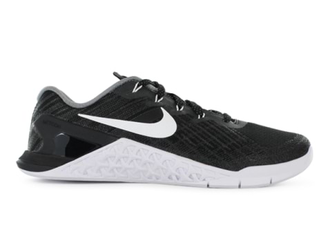 NIKE METCON 3 WOMENS BLACK WHITE Black Womens Speed Training Running Shoes