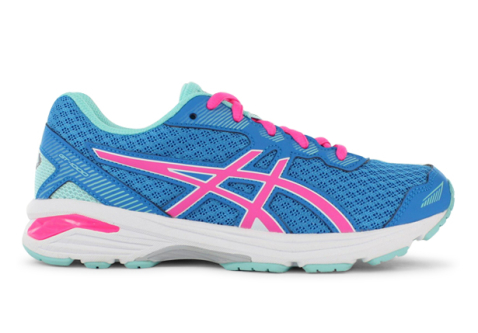 ASICS GT 1000 5 GS KIDS BLUE PINK Blue Grade School Senior Girls Running Shoes