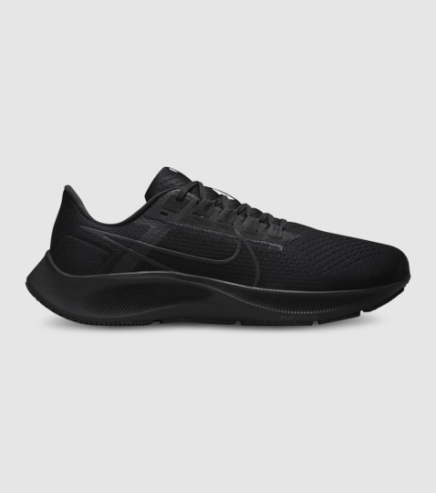NIKE AIR ZOOM PEGASUS 38 MENS BLACK BLACK ANTHRACITE VOLT The Athlete s Foot