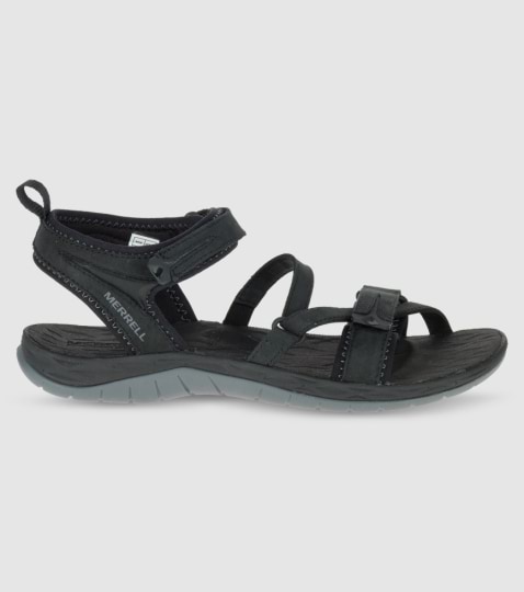 MERRELL SIREN Q2 STRAP WOMENS BLACK Black Womens Sandals
