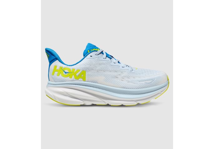 HOKA ONE ONE CLIFTON 9 MENS ICE WATER EVENING PRIMROSE | The Athlete's Foot