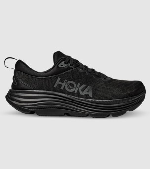 HOKA CLIFTON 9 MENS BLACK BLACK The Athlete s Foot