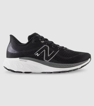 HOKA CLIFTON 9 (2E WIDE) MENS BLACK WHITE | The Athlete's Foot