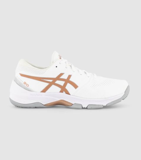 White on sale netball shoes