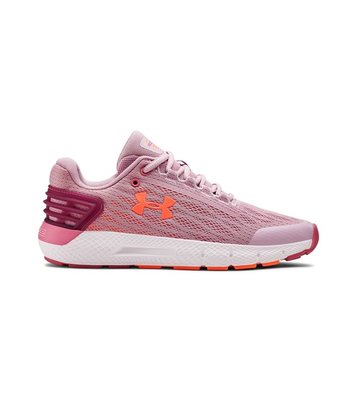 UNDER ARMOUR GGS CHARGED ROGUE  KIDS  PINK FOG WHITE PEACH PLASMA