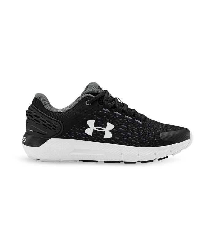 UNDER ARMOUR CHARGED ROGUE 2 (GS) KIDS BLACK HALOGRAY WHITE