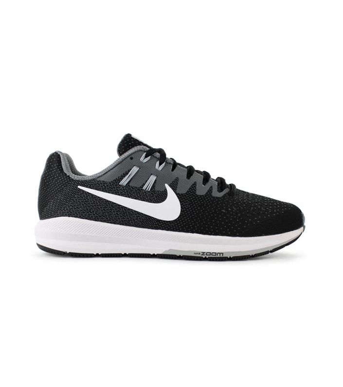 AIR ZOOM STRUCTURE 20 / MENS / BLACK WHITE-COOL GREY-PR PLTNM