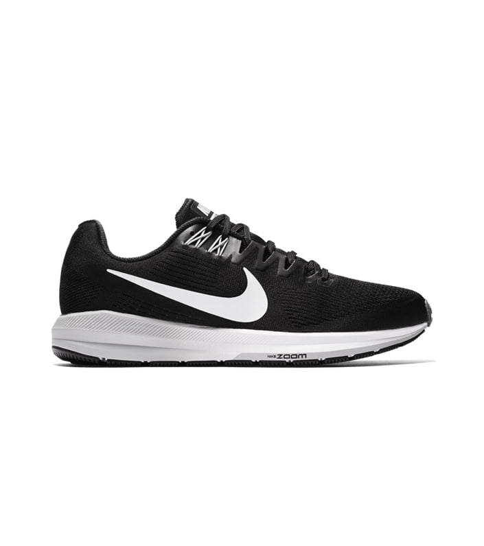 AIR ZOOM STRUCTURE 21 / MENS / BLACK WHITE-WOLF GREY-COOL GREY