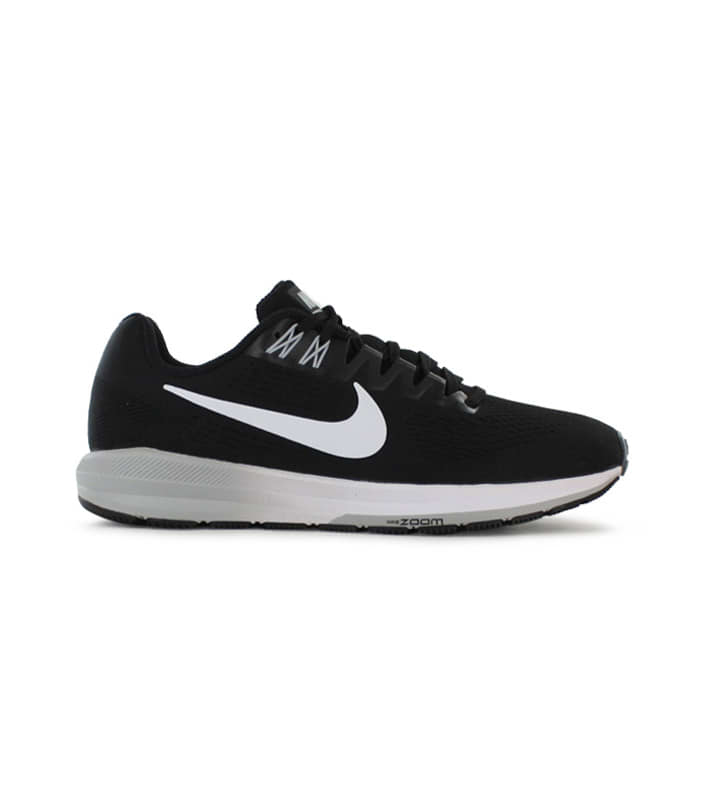 AIR ZOOM STRUCTURE 21 / WOMENS / BLACK WHITE-WOLF GREY-COOL GREY
