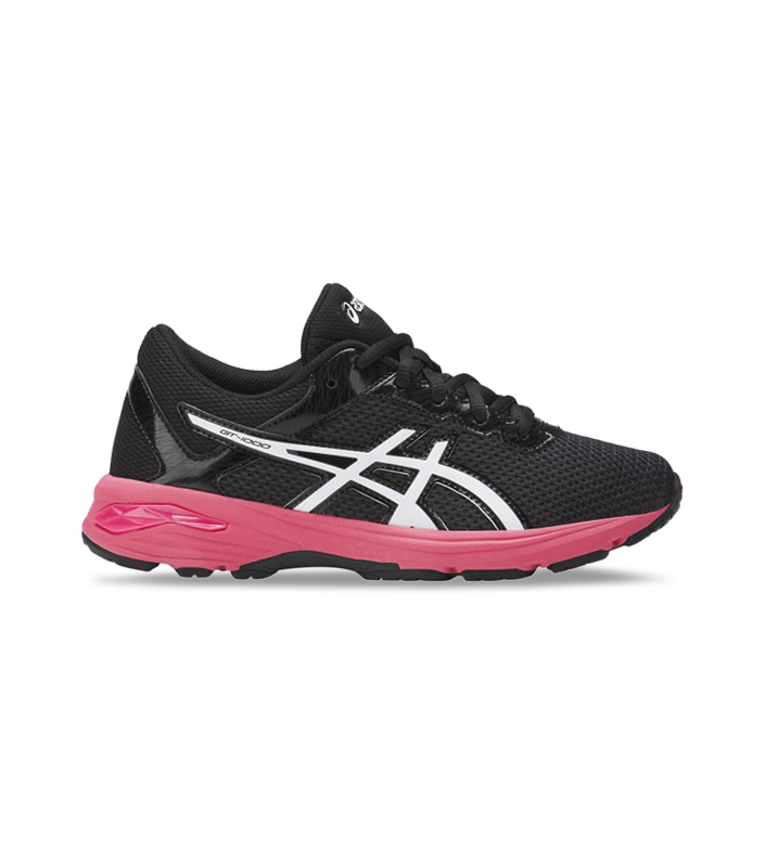 ASICS GT-1000 6 (GS) KIDS DARK GREY WHITE ROUGE RED