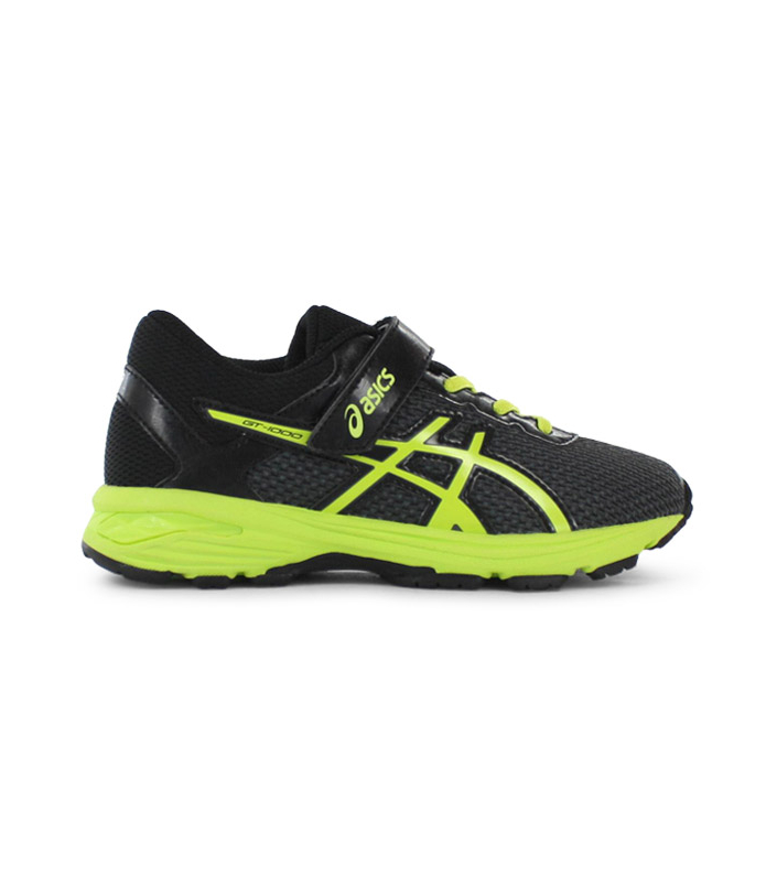 ASICS GT-1000 6 (PS) KIDS BLACK ENERGY GREEN