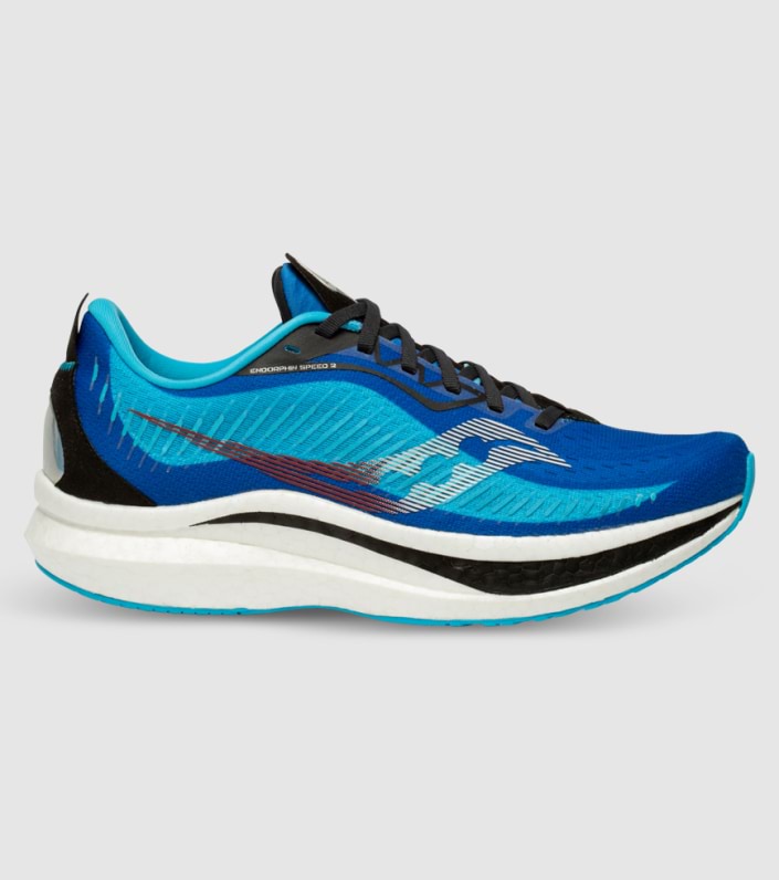 SAUCONY ENDORPHIN SPEED 2 MENS ROYAL BLACK | The Athlete's Foot