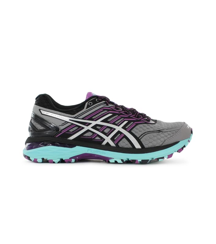 ASICS GT-2000 5 TRAIL (D) WOMENS ALUMINIUM SIL ORCHID