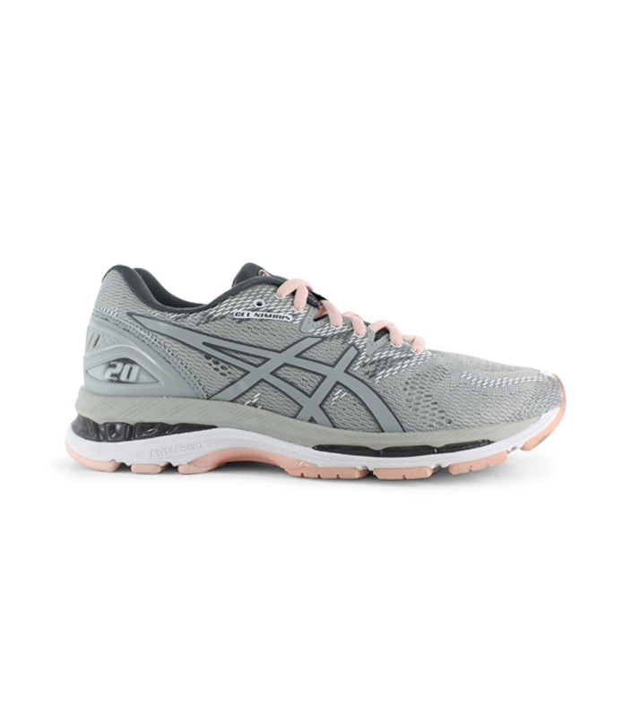 GEL-NIMBUS 20 / WOMENS / MID GREY MID GREY SEASHELL PINK