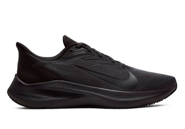 NIKE ZOOM WINFLO 7 MENS BLACK BLACK ANTHRACITE | The Athlete's Foot NZ