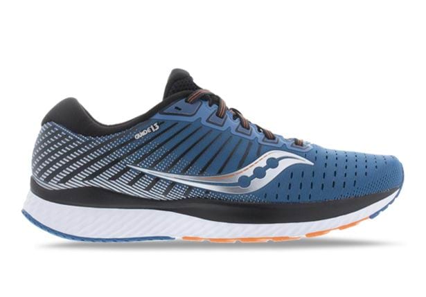 SAUCONY GUIDE 13 MENS BLU SIL | Blue Supportive Mens Running Shoes