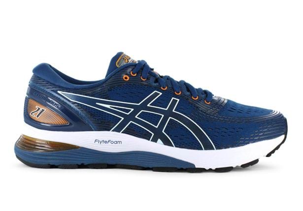 asics gel nimbus 21 mako blue