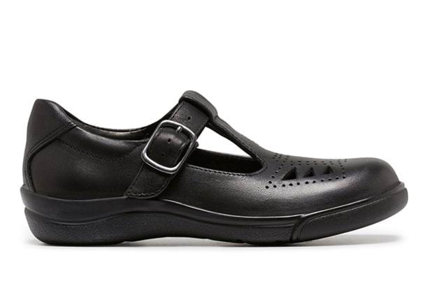 clarks kids black shoes