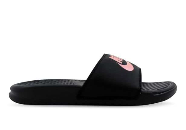 nike sandals rose gold
