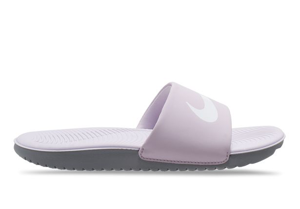 nike kawa slide lilac