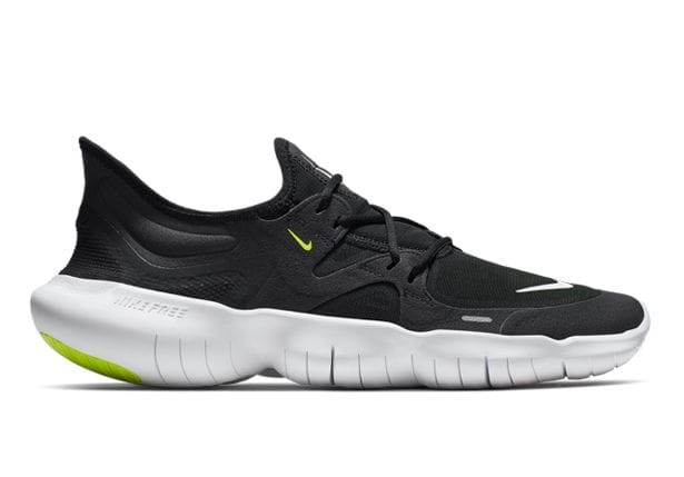 NIKE FREE RN 5.0 MENS BLACK WHITE 