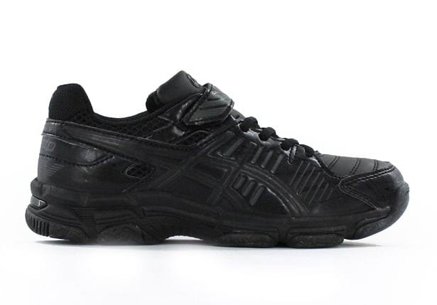 ASICS GEL-530TR LEATHER (PS) KIDS BLACK | Black Boys Athletic School Shoes