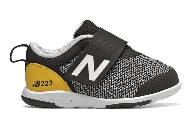 NEW BALANCE IO223BKY KIDS BLACK YELLOW