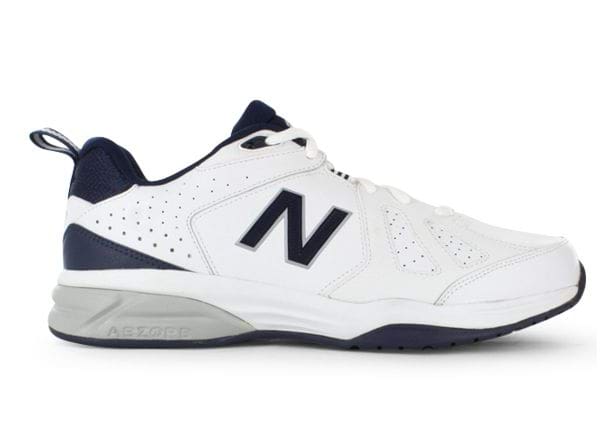 new balance navy and white