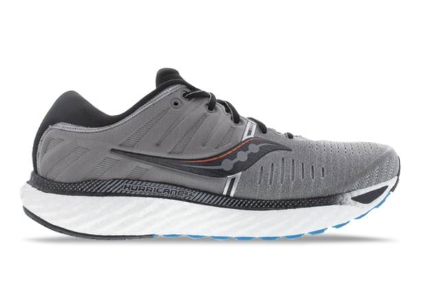 SAUCONY HURRICANE 22 MENS GREY BLACK 