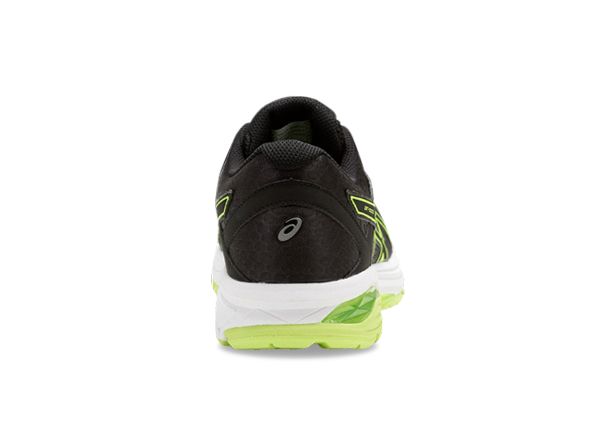 Asics Gt 1000 6 2e Mens Black Safety Yellow Black Black Mens Supportive Running Shoes
