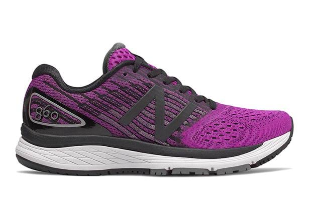 NEW BALANCE W860VB9 (D) WOMENS PURPLE BLACK