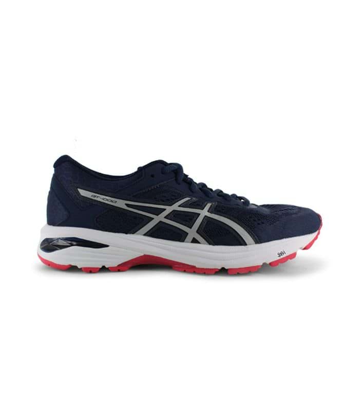 ASICS GT-1000 6 (D) WOMENS INSIGNIA BLUE SILVER ROUGE RED