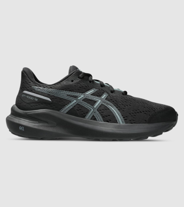 ASICS GT 1000 13 GS KIDS BLACK STEEL GREY The Athlete s Foot