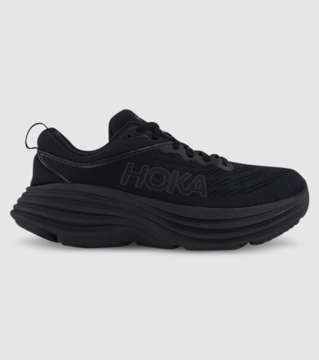 HOKA BONDI 8 D WIDE WOMENS BLACK BLACK The Athlete s Foot