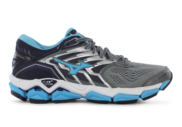 MIZUNO WAVE HORIZON 2 WOMENS AQUARIUS Grey Womens Supportive Running Shoes