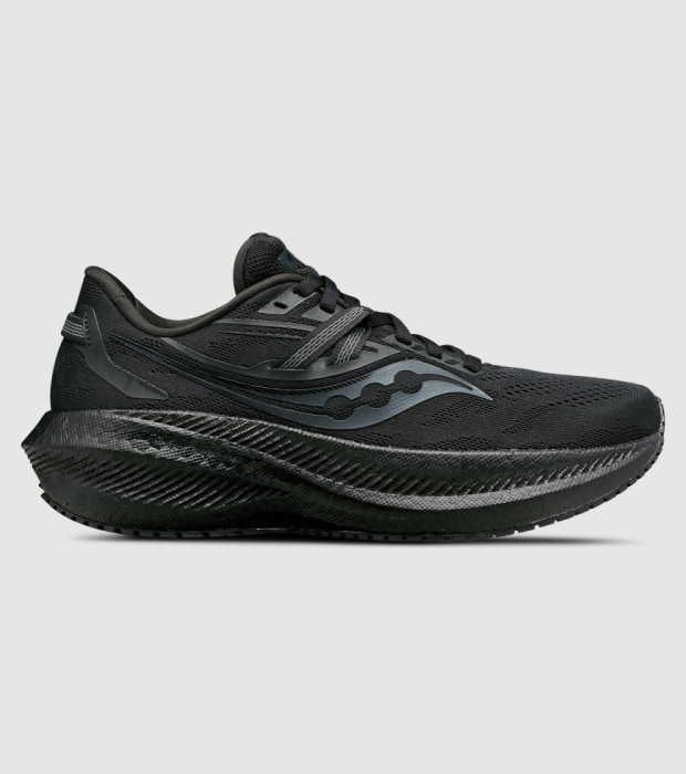 SAUCONY TRIUMPH 20 WOMENS BLACK The Athlete s Foot