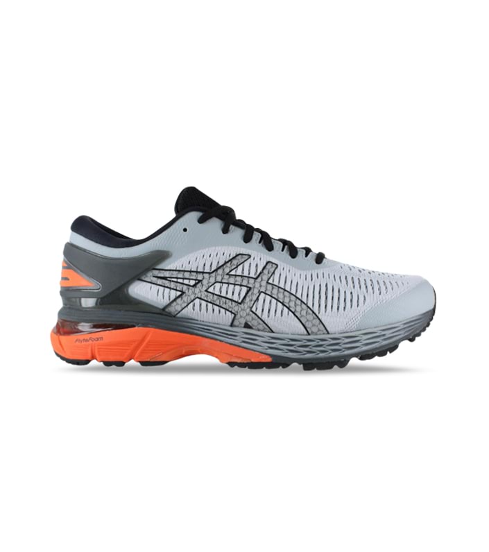ASICS GEL-KAYANO 25 MENS MID GREY RED SNAPPER