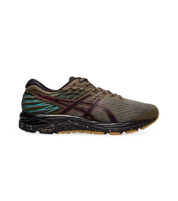 ASICS GEL-CUMULUS 21 WINTERIZED MENS OLIVE CANVAS BLACK