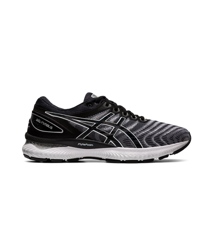 ASICS GEL-NIMBUS 22 MENS WHITE BLACK