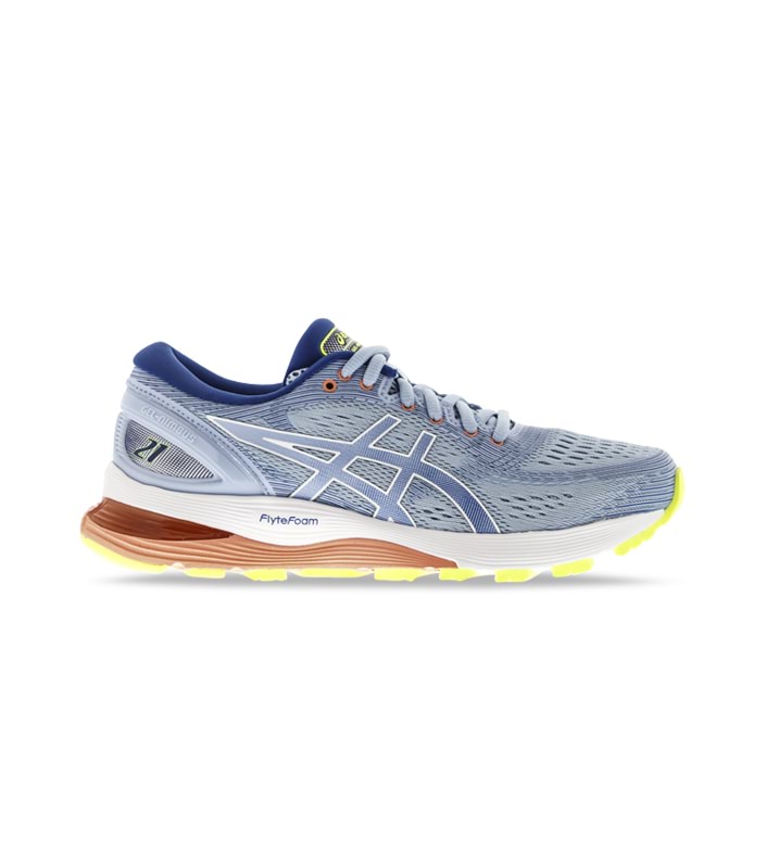 ASICS GEL-NIMBUS 21 (D) WOMENS HERITAGE BLUE LAKE DRIVE