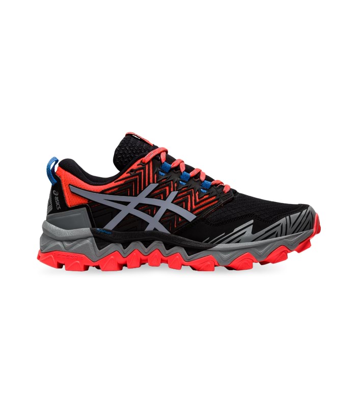 ASICS GEL-FUJI TRABUCO 8 (D) WOMENS FLASH CORAL SHEET ROCK