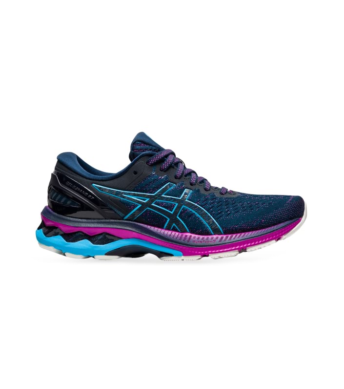 ASICS GEL-KAYANO 27 WOMENS FRENCH BLUE DIGITAL AQUA