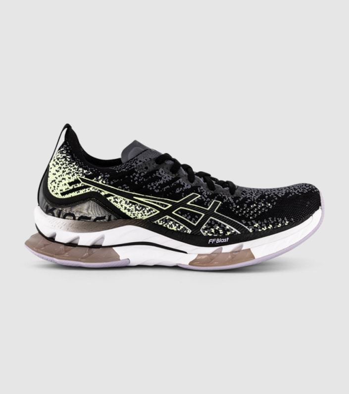 ASICS KINSEI BLAST WOMENS BLACK ILLUMINATE YELLOW