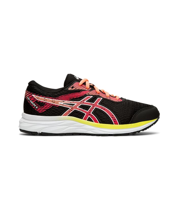 ASICS GEL-EXCITE 6 (GS) KIDS  BLACK LASER PINK