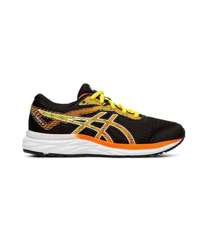 ASICS GEL-EXCITE 6 (GS) KIDS BLACK SHOCKING ORANGE