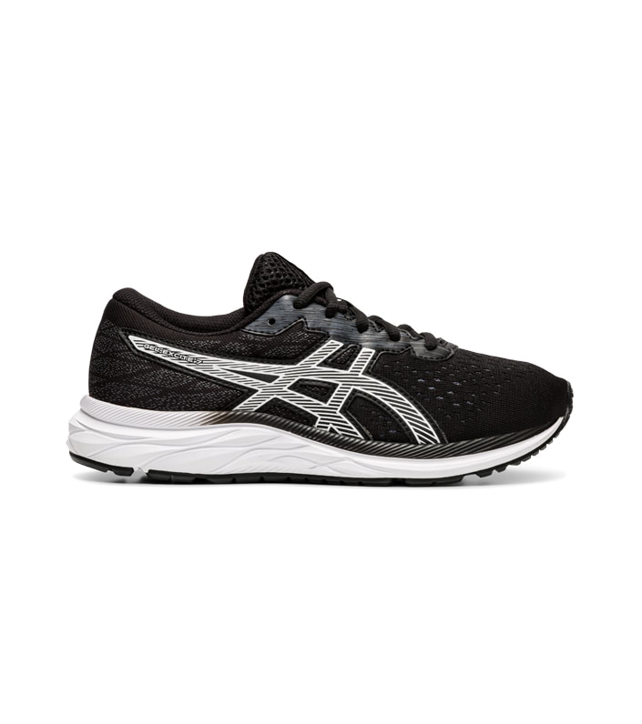 ASICS GEL-EXCITE 7 (GS) KIDS BLACK WHITE