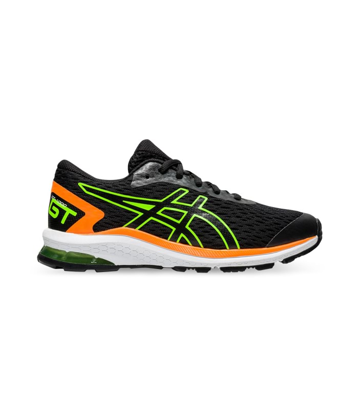 ASICS GT-1000 9 (GS) KIDS BLACK GREEN GECKO